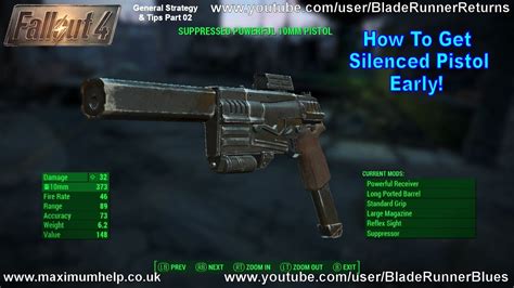 fallout 4 silencer|fallout 4 silenced pistol location.